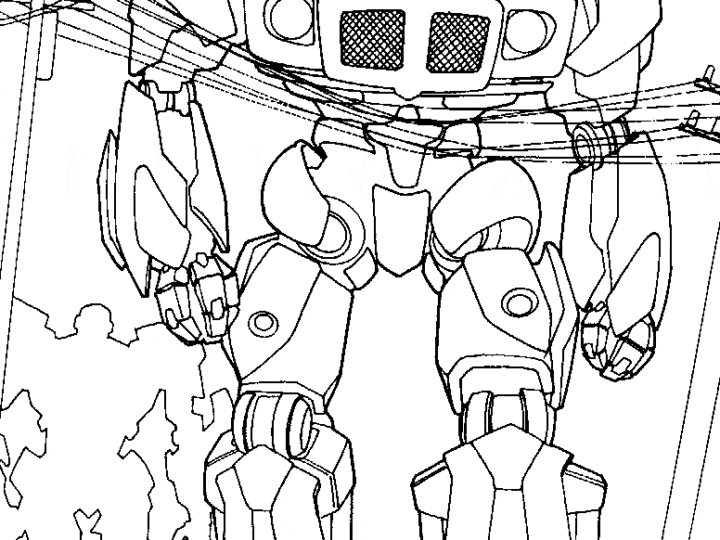 Image for Leader Optimus Coloring Sheet