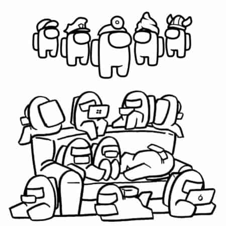 87 Among Us Coloring Pages (Free to Print!)