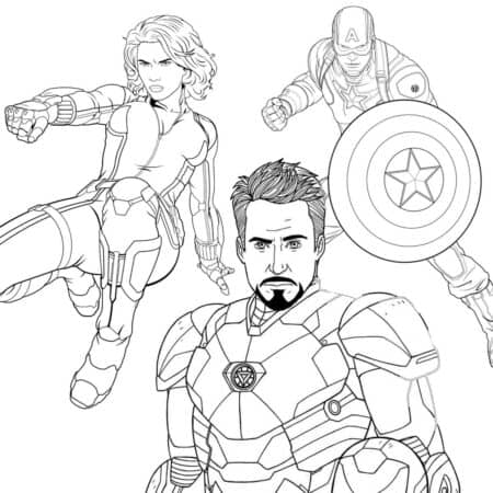 70 Avengers Coloring Pages for Free