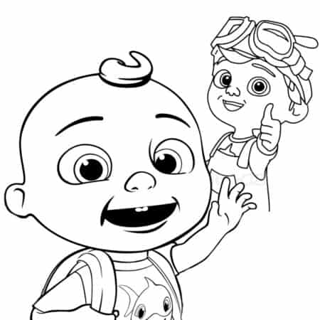Cute Cocomelon Coloring Pages –Free
