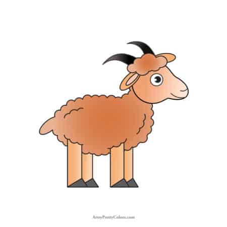 How to Draw A Goat –Easy Step by Step