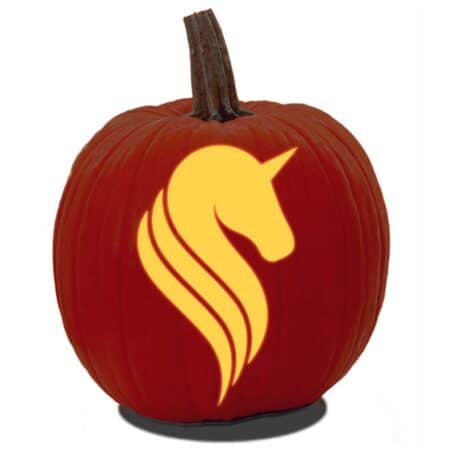 15 Unicorn Pumpkin Carving Patterns -Free - Artsy Pretty Colors