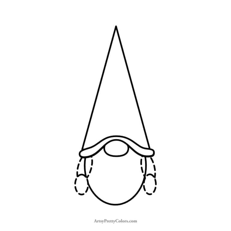How To Draw A Gnome - A Step By Step Tutorial - Artsy Pretty Colors