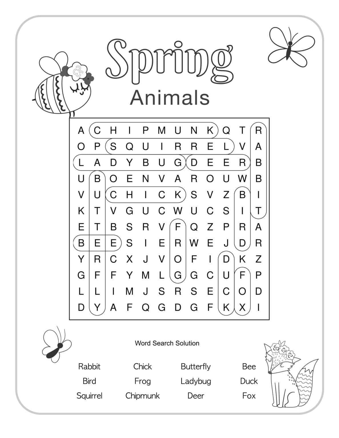 Free spring word search puzzles printable pdfs artsy pretty colors